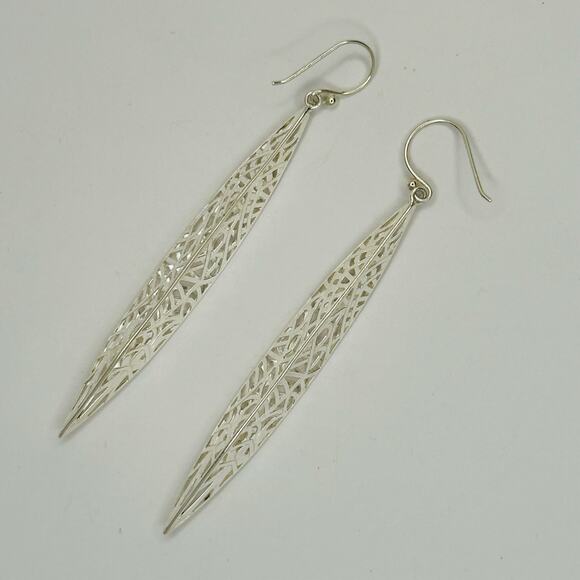 Silpada STILETTO Sterling Silver Drop Earrings - Picture 2 of 7